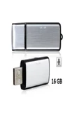Ses Kayıt Cihazı Kristal Mikrofonlu 16 Gb Usb Görünümlü Ev Işyeri Dinleme Cihazı - 3