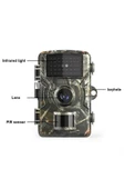 Fotokapan Kamera 16mp Full Hd 1080p Gece Görüşlü 2 Inç Lcd Ekran Su Geçirmez - 4