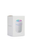 H2o Humidifier Işıklı 300 ml Ultrasonik Oda Hava Ortam Nemlendirici ve Aroma Difüzörü - 1