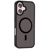 iPhone 16 Plus Kılıf Kablosuz Şarj Özellikli Mat Arka Yüzey Sio Kapak - 10