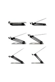 Basic 2 Çelik Dayanıklı Paslanmaz Çizilmez Ayarlanabilir Laptop Standı Yükseltici 15.6" inç'e Kadar - 4