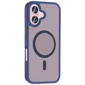 iPhone 16 Plus Kılıf Kablosuz Şarj Özellikli Mat Arka Yüzey Sio Kapak - 8