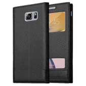 Samsung Galaxy Note 5 Uyumlu Pencereli Kapaklı Magnum Kılıf - 1