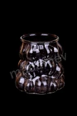 2li Füme Kulplu Üzüm Tanesi Boncuk Şekilli Cam Bardak 350ml Isıya Dayanıklı Kahve Sunum Bardağı - 4