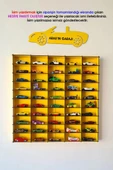 Kişiye Özel Oyuncak Araba Rafı 50'li Beyaz (hotwheels Ve Matcbox Arabaları Için Uygundur) - 8