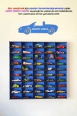 Kişiye Özel Oyuncak Araba Rafı 50'li Beyaz (hotwheels Ve Matcbox Arabaları Için Uygundur) - 7