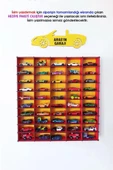 Kişiye Özel Oyuncak Araba Rafı 50'li Beyaz (hotwheels Ve Matcbox Arabaları Için Uygundur) - 5