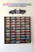 Kişiye Özel Oyuncak Araba Rafı 50'li Beyaz (hotwheels Ve Matcbox Arabaları Için Uygundur) - 1