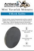 Yuvarlak Mıknatıs Mini 150 Adet 15x3 mm Mini Mıknatıs Seramik Kömür Mıknatıs Nişan Düğün Sünnet Çok Amaçlı Süsleme Mıknatıs - 2