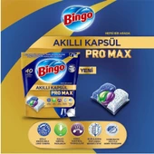 Bingo Akıllı Kapsül Pro Max Bulaşık Makinesi Deterjanı Tableti 40'lı - 1