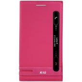 LG K10 Kılıf Pencereli Elite Kapaklı Kılıf - 6