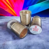 GOLD PET KAPSÜL (43x35) KAHVERENGİ ASETATLI 25'Lİ thumbnail 3