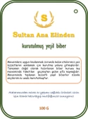 KURUTULMUŞ YEŞİL BİBER 100G - 2