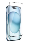 onopo İphone 16 Uyumlu Tam Kaplayan Şeffaf Seramik 12D Cam Ekran Koruyucu - 2