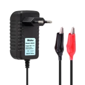 WEKO 7.8 VOLT - 1 AMPER KROKODİL UÇLU PRİZ TİP  YERLİ ÜRETİM AKÜ ŞARJ ADAPTÖRÜ (OUT:6V1A) - 1
