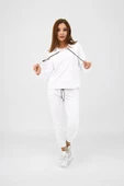 Kadın Kapüşonlu Lastik Paça Detaylı Eşofman Takımı 4161-25 - 10
