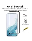 Blue Spectrum iPhone 14 Pro Uyumlu  Antistatic Cam Ekran Koruyucu - 4