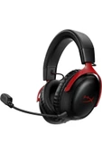 HyperX Cloud III DTS X Kablosuz Oyuncu Kulaklığı Kırmızı - 1