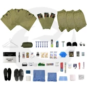 KARCAMP 3'lü Her Şey Dahil Askeri Malzeme Ve İhtiyaç Seti - 1