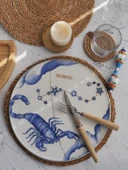 Burçlar Akrep Pizza Sunum Tabağı - 1