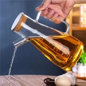 Paçi 900ML Borosilikat Ölçekli Cam Yağdanlık Sirkelik - 1
