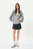 Koton Tom ve Jerry Sweatshirt Lisanslı Rahat Kalıp Bisiklet Yaka Uzun Kollu - 2
