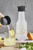 Selka Home - Mermer Desenli Hacı Yatmaz Su Şişesi 1500 ML - 8