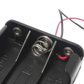 6'lı AA Pil Yuvası (Çift Taraflı ve Barrel Jack Çıkışlı) - Pil Yatağı thumbnail 3