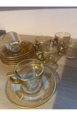 Bal rengi özel 2 kişilik fincan takımı - 3