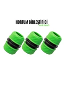 Hortum Birleştirici Aparat - Hortum Adaptörü Eki Birleştirici Adaptör 3 Adet - 1