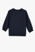 Koton Erkek Çocuk Dinozorlu Sweatshirt Bisiklet Yaka Uzun Kollu - 2