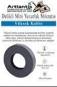 Yuvarlak Delikli Mıknatıs Mini 25 Adet 15x3 mm Mini Mıknatıs Seramik Kömür Mıknatıs Nişan Düğün Sünnet Çok Amaçlı Süsleme Mıknatıs - 2