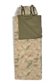 MED ONLİNE Geniş Kamuflaj Uyku Tulumu  Su Geçirmez(220/95 cm) 220 gr Elyaf/180 gr Polar Kamp deprem - 4