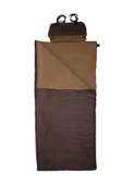 MED ONLİNE Kahverengi Uyku Tulumu(-25 DERECE) Su Geçirmez(215×150 CM) 200 gr Elyaf/180 gr Polar Kamp&deprem - 2