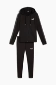 Puma Metallic Tracksuit Siyah Kadın Eşofman Takımı - 683046 01 - 4