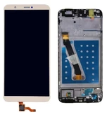 TE Huawei P Smart Uyumlu Çıtalı Lcd Ekran Dokunmatik Gold - 1