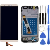 TE Huawei P Smart 2018 Uyumlu Çıtalı OLED Lcd Ekran Dokunmatik Gold + Tamir Seti - 1