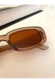 Chunky Frame Vintage Kahverengi Güneş Gözlüğü - 10