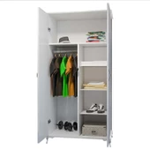 Modilayn KUMSAL Gardrop Derin Ölçü Lükens Ayaklı, Gardolap Base Genç Odası - 7