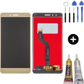 TE Huawei Honor 5X Uyumlu HK Lcd Ekran Dokunmatik Gold + Montaj Seti - 1