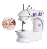 QASUL Gürültüsüz Mini Taşınabilir Elektrikli Dikiş Makinesi Evde Seyahatte İşte Pratik Sanat Moda Dikiş - 1