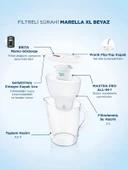BRITA Marella XL 6 x Maxtra Pro All-In-1 Filtreli Su Arıtma Sürahisi - Beyaz - 6