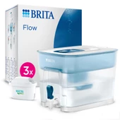 BRITA Flow 3x Maxtra Pro All-In-1 Filtreli Su Arıtma Sebili – 8,2 L - 1