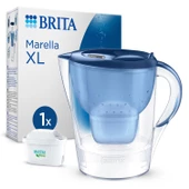 BRITA Marella XL Maxtra Pro All-In-1 Filtreli Su Arıtma Sürahisi - Mavi, 3,5 lt - 1