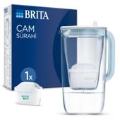 BRITA Maxtra Pro All-ın-1 Filtreli Cam Su Arıtma Sürahisi – Açık Mavi (2,5 L) - 1