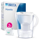 BRITA Marella Cool 2x Maxtra Pro All-In-1 Filtreli Su Arıtma Sürahisi - Beyaz - 1
