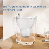BRITA Style XL 3x Maxtra Pro All-In-1 Filtreli Su Arıtma Sürahisi - Gri - 2