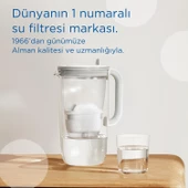 BRITA Cam Su Arıtma Sürahisi 1x Maxtra Pro All-In-1 Filtreli - Açık Mavi 2,5 lt - 10