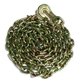 Amerikan Zinciri Eğri Kancalı Yük Kaldırma Yük Zinciri 2 Ton 3 Metre thumbnail 1