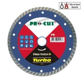 Procut AB 115 mm Turbo Kanallı Elmas Testere - 1